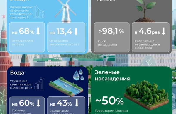 Собянин: Москва внедряет цифровые решения в сфере экологического мониторинга