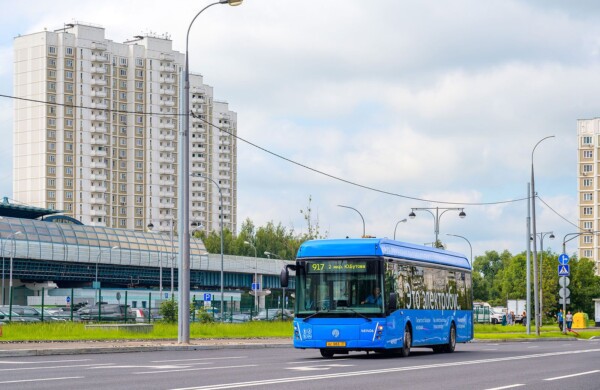 Более 570 электробусов производства ЛиАЗ насчитывается в парках Мосгортранса