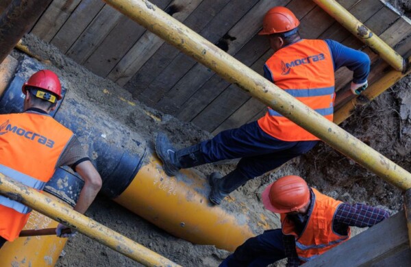 Газопровод среднего давления на западе столицы построен наполовину