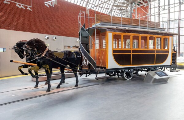 Вагон московской конки 1872 года можно увидеть в Музее транспорта Москвы