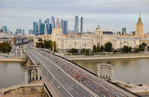 Московский марафон собрал более 45 тысяч участников